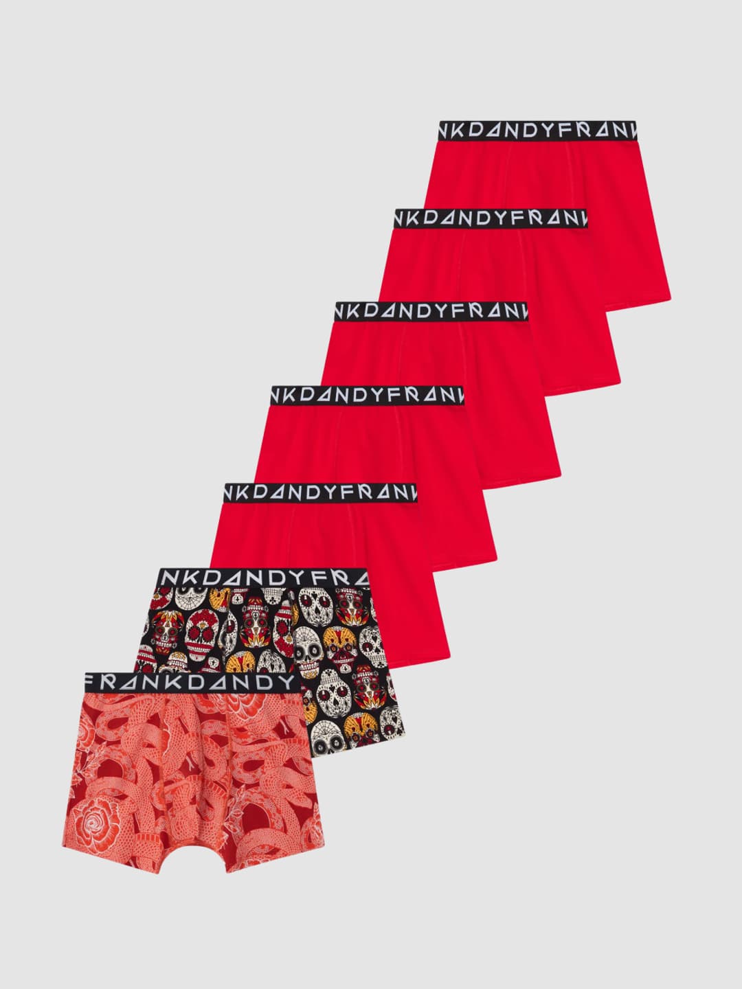 7-Pack Boxer Red Mix