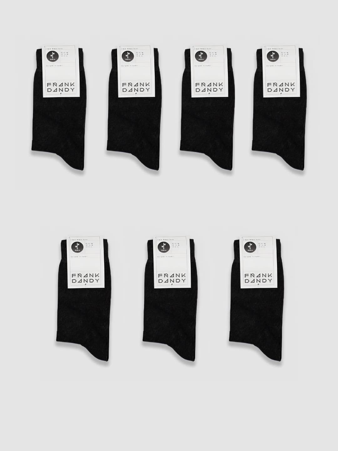 7-Pack Cotton Crew Socks