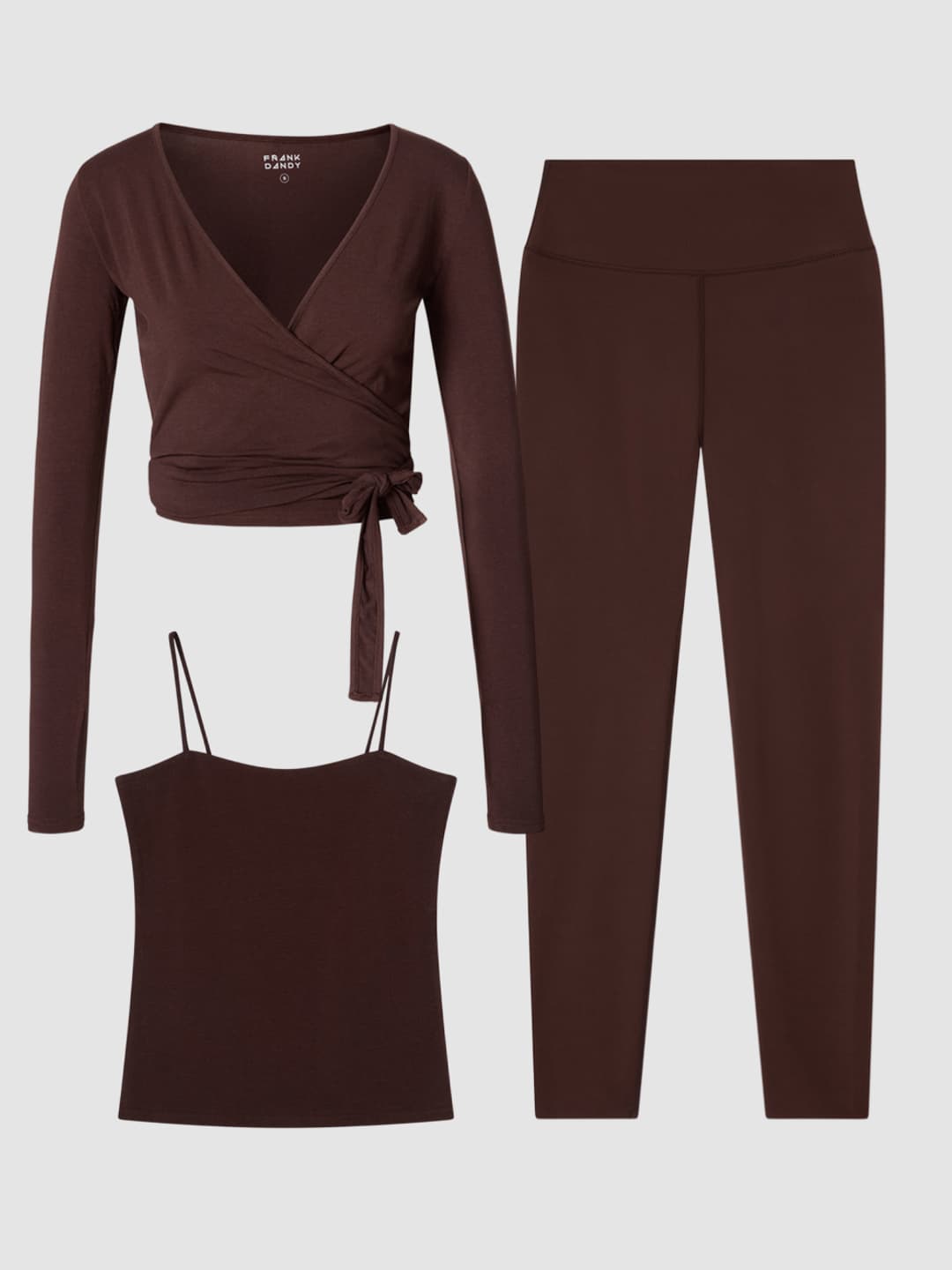 3-Piece Brown Set