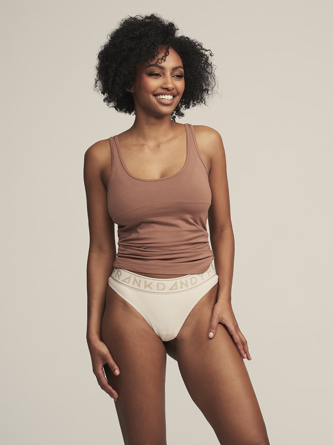 Tramp Stamp High-Waist Bamboo Thong – Stay Soft