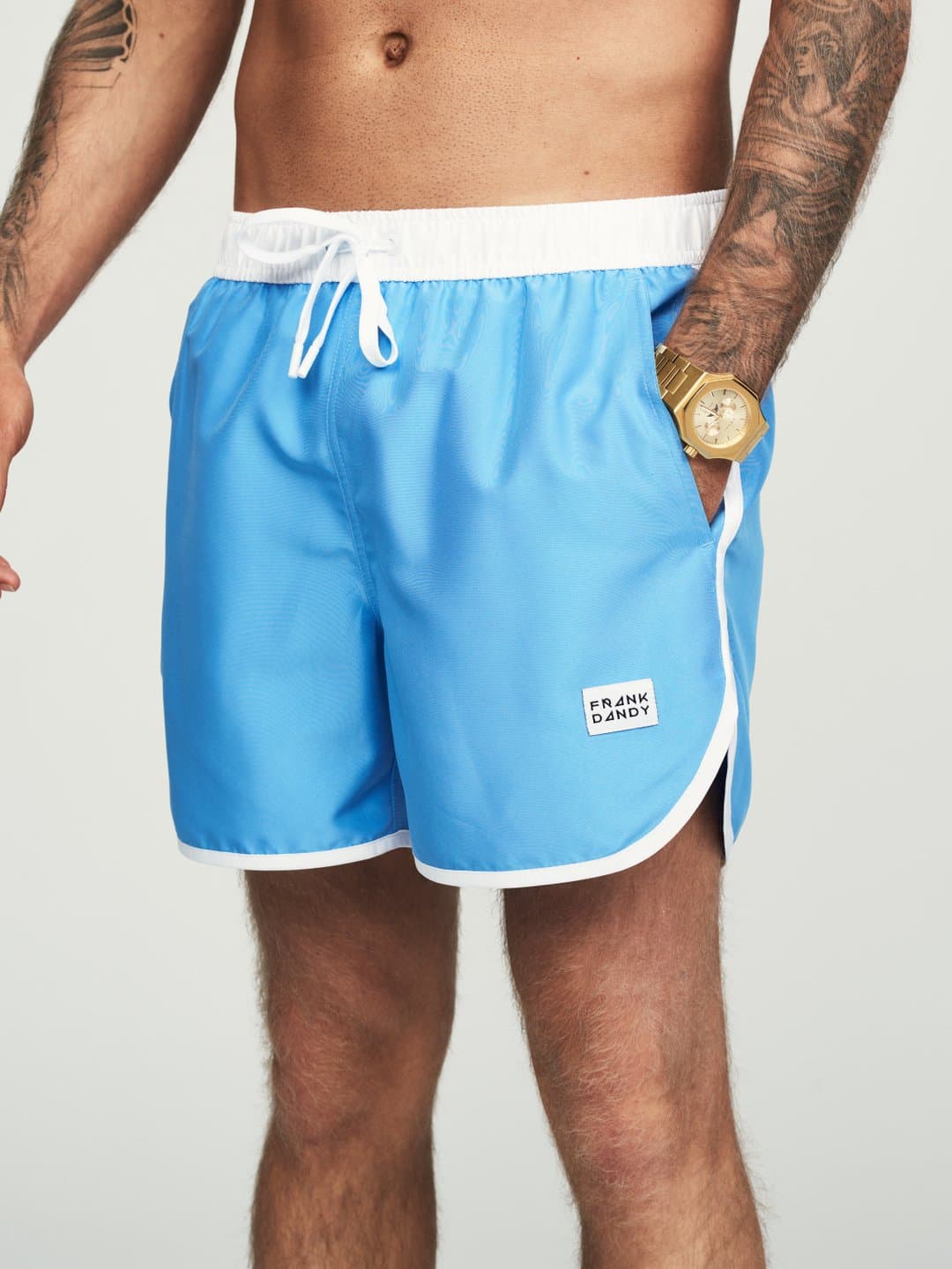 St Paul Swim Shorts Azur Blue