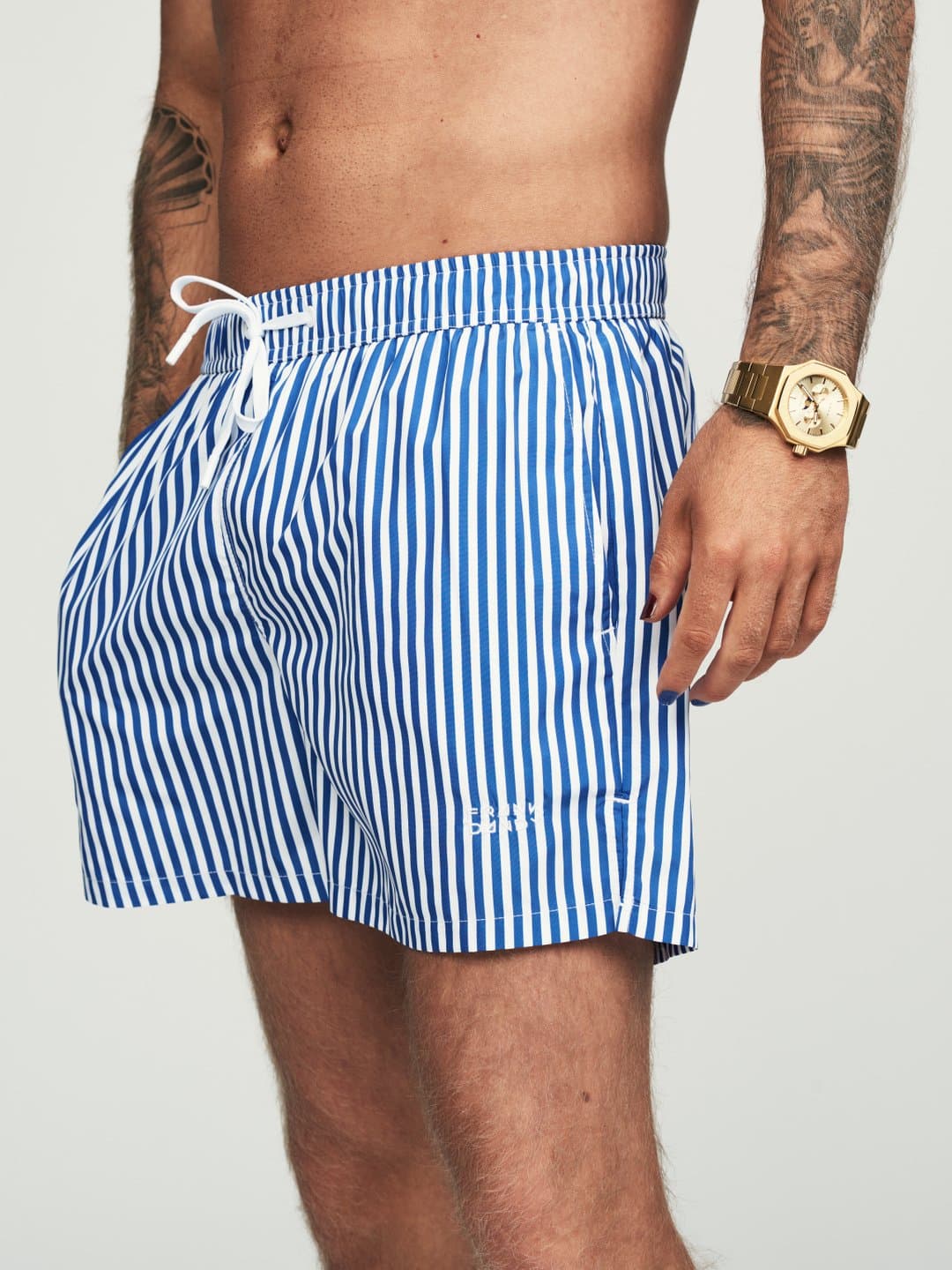 Breeze Swim Shorts Stripe A Pose