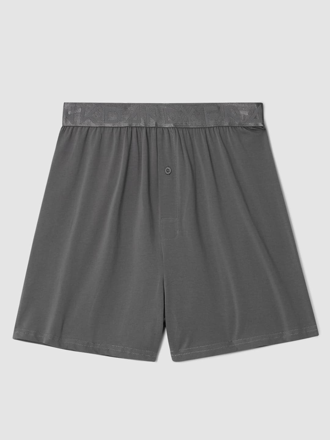 ŞEMS EBBA Boxer Shorts - Gray - Plain - Trendyol