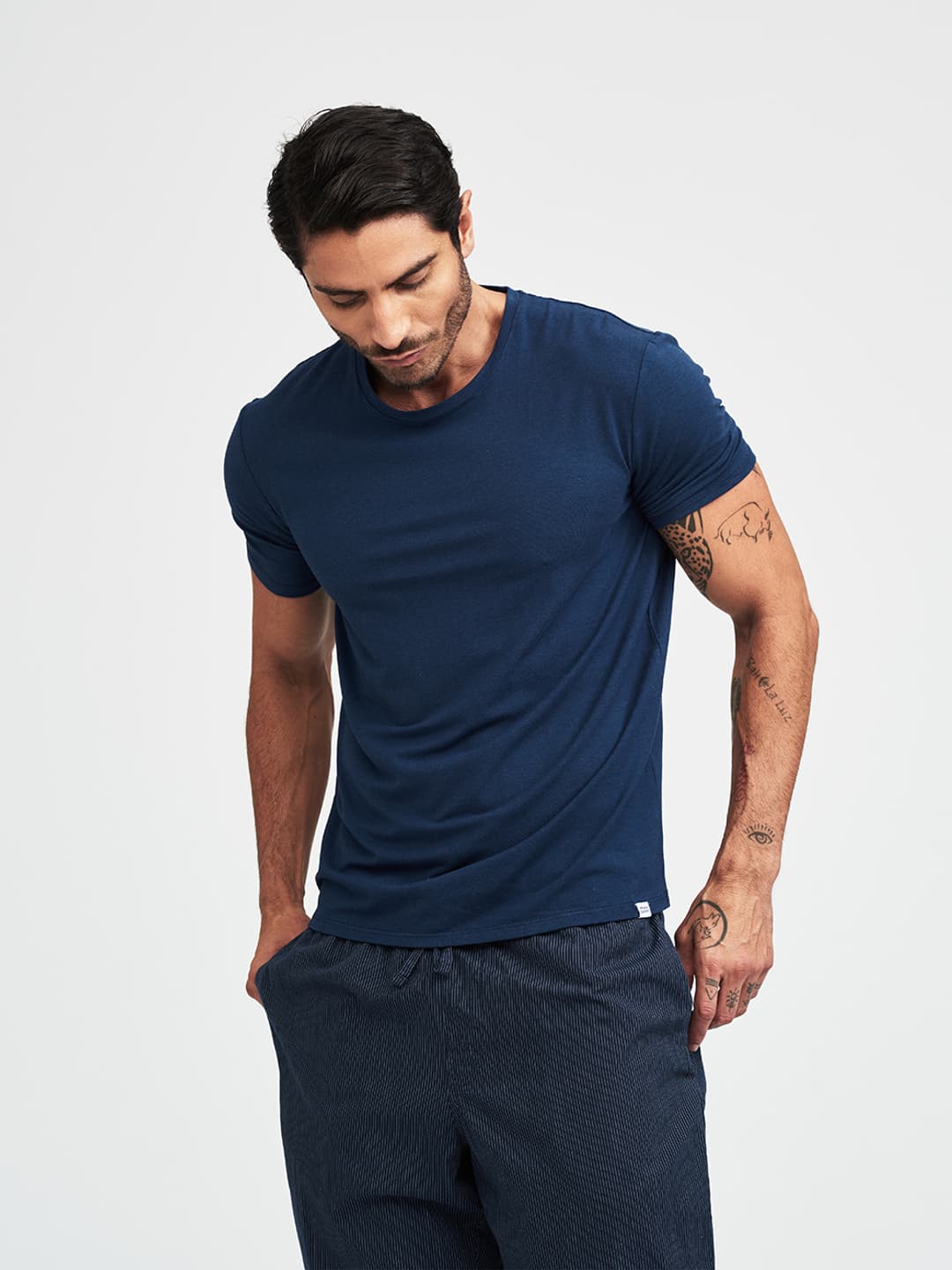 Bamboo Tee Navy