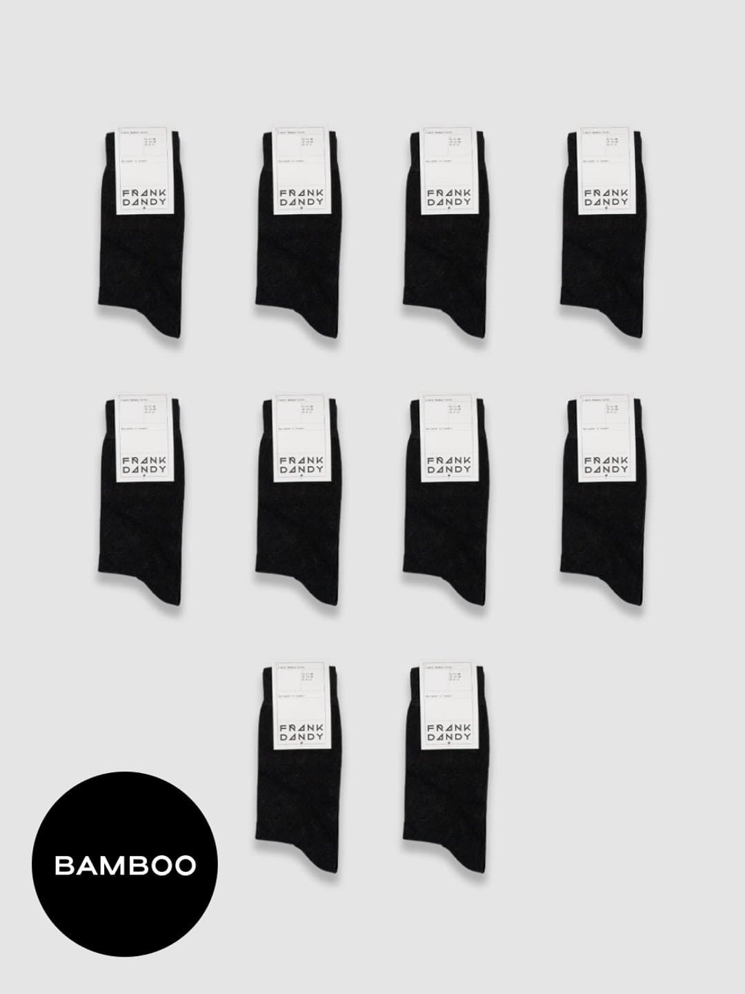 10-Pack Bamboo Crew Sock