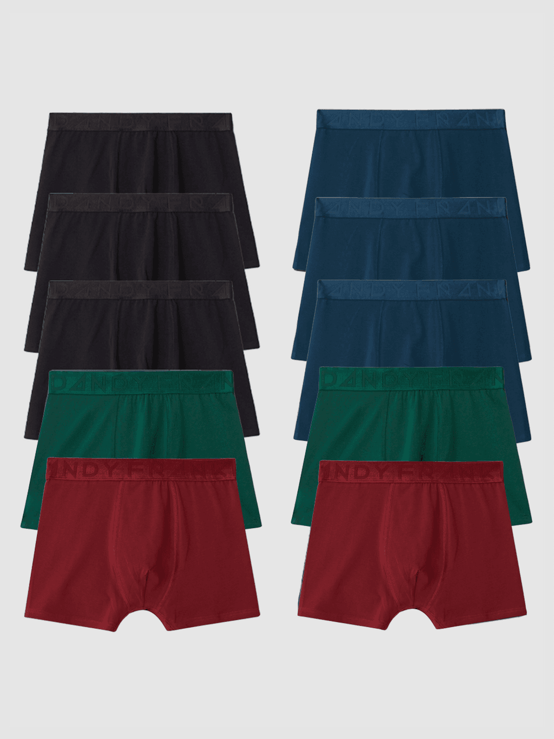 10-pack Everyday Organic Cotton Boxer Mix