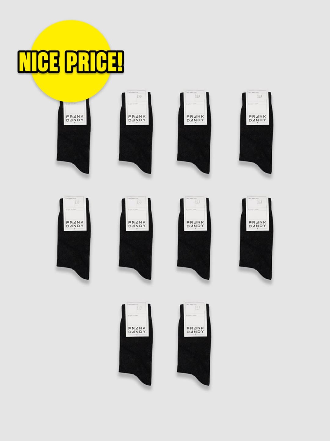 10-Pack Organic Cotton Crew Sock