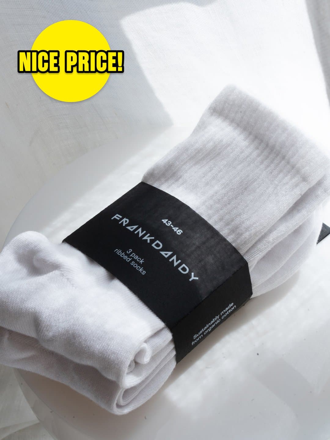 3-pack Ribbed Sock