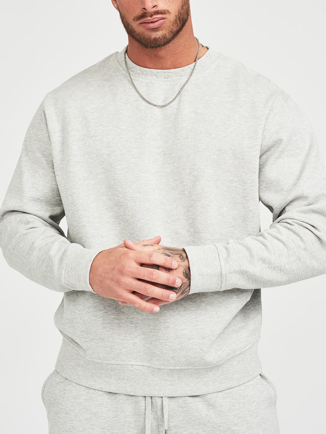 Men's Sweatshirt Light Grey