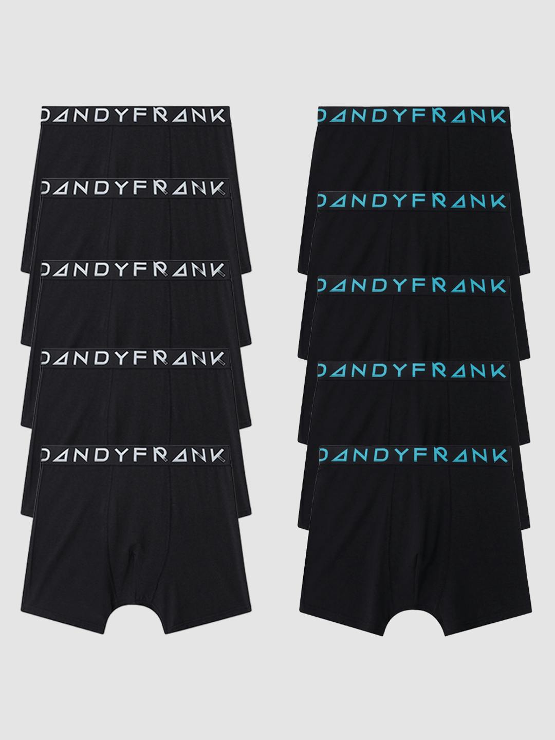 Frank Dandy Printed Boxer Black/Silver-2 - Kalsonger online