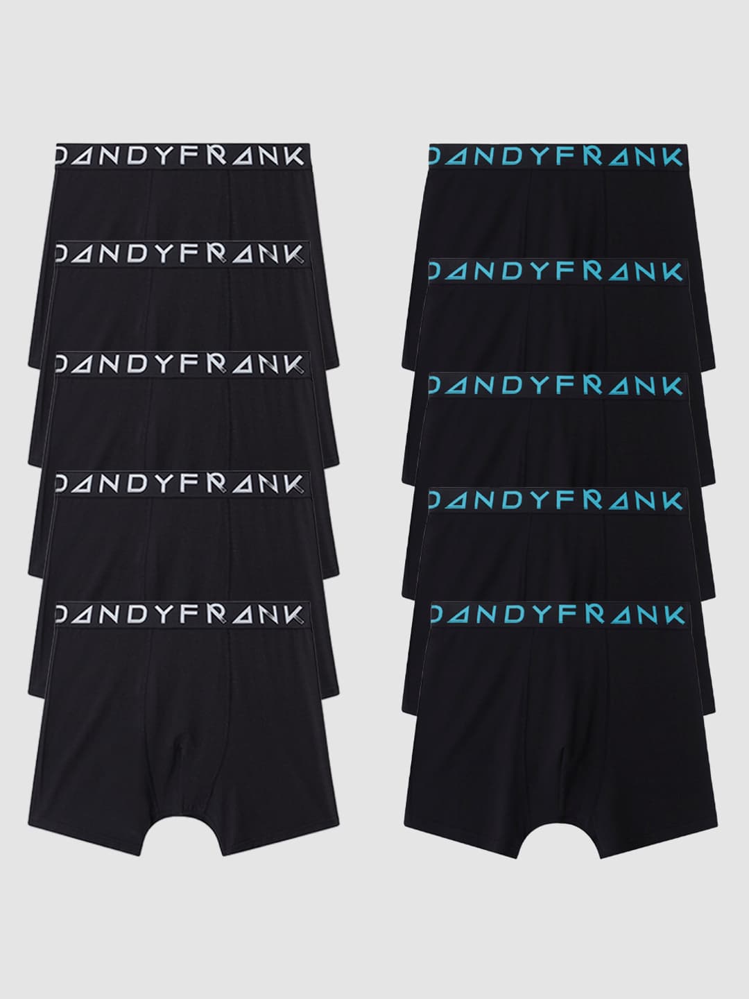 9-Pack Frank Dandy Printed Boxers Mönstrad