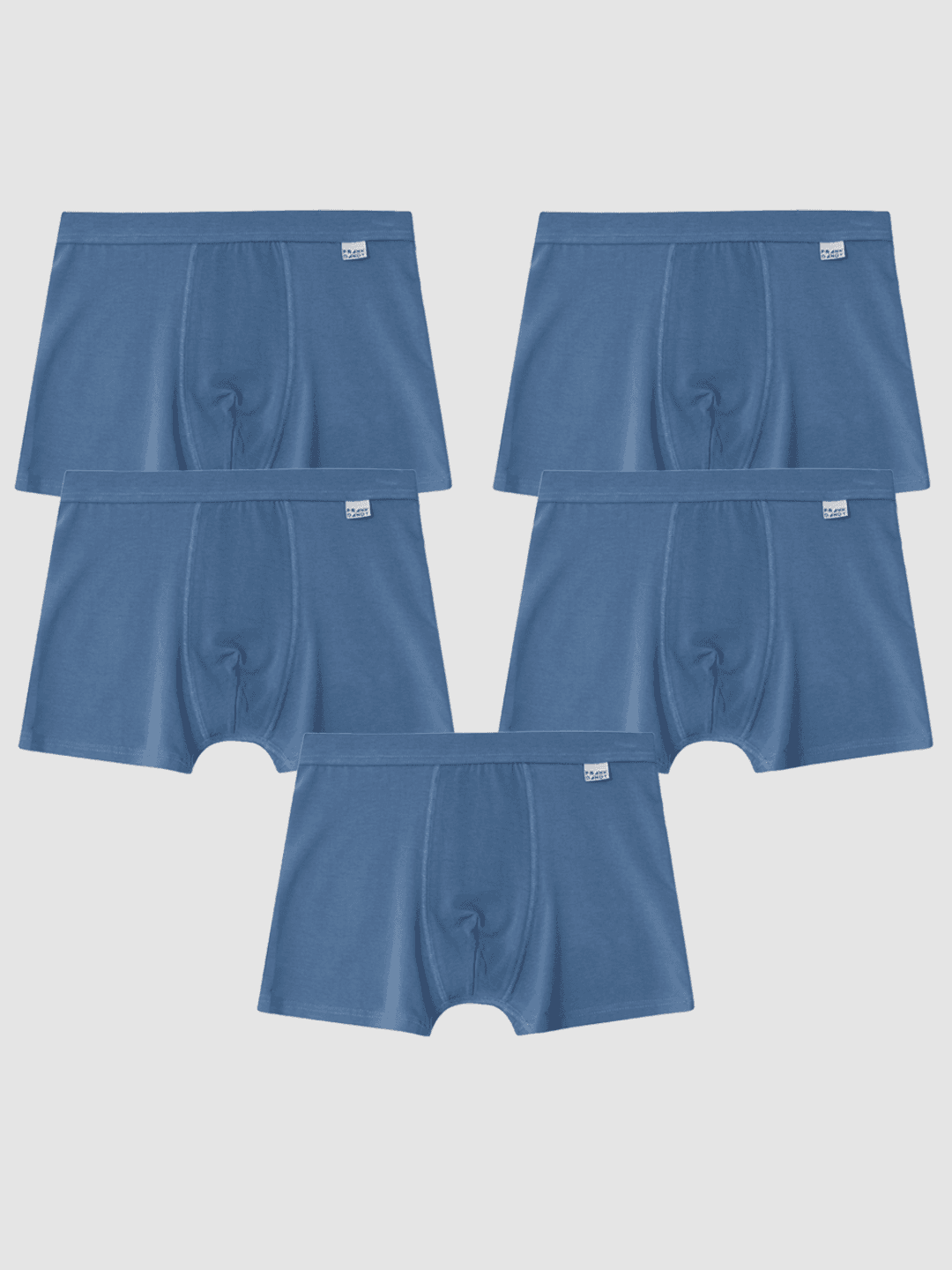 5-pack bamboo boxer blue