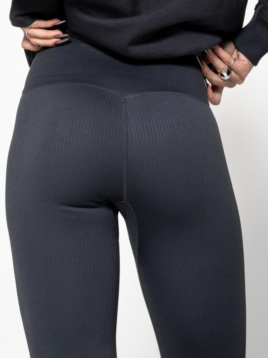 Ribbed Flare Tights