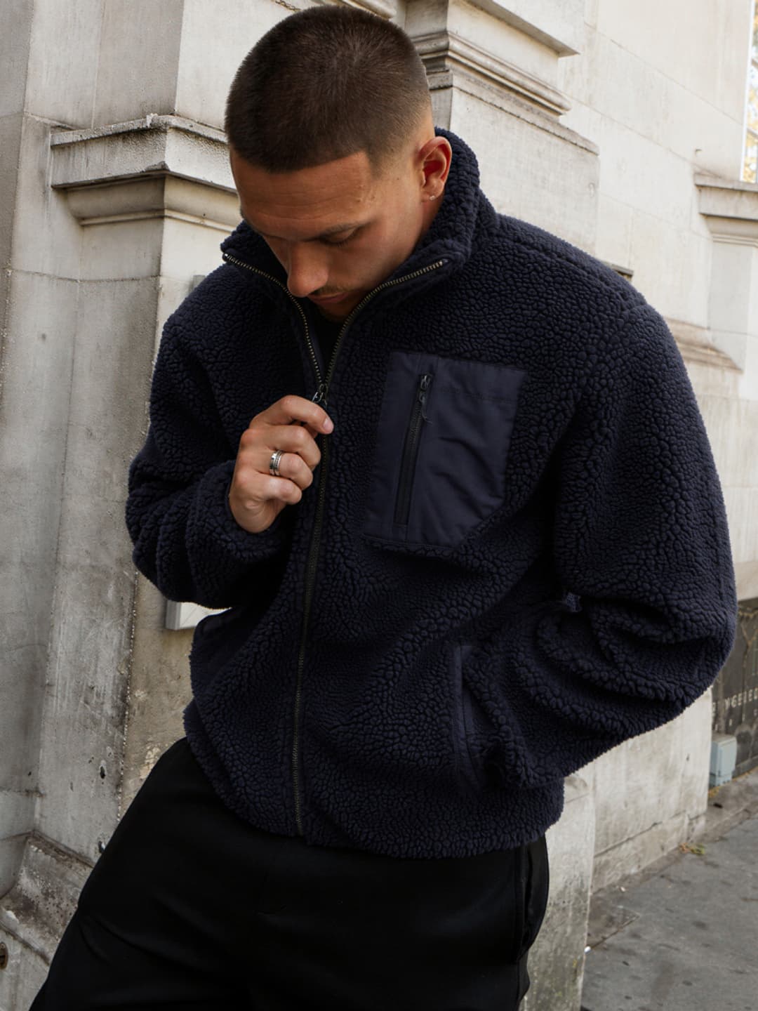 Pile Fleece Jacket