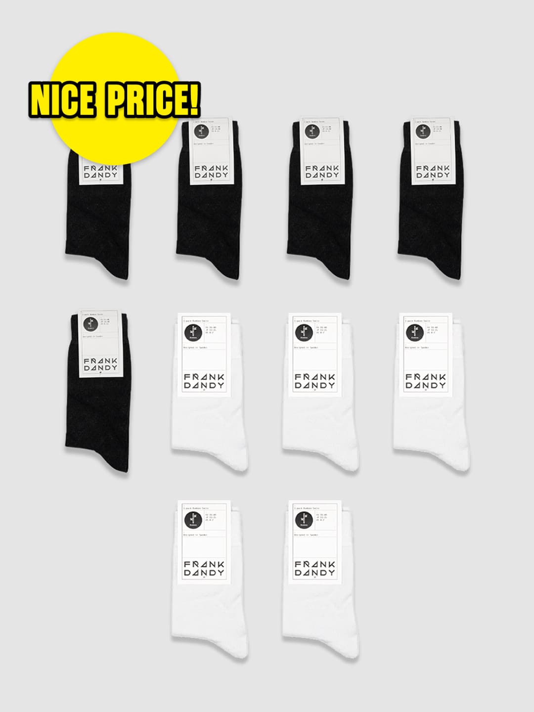 10-Pack Cotton Crew Socks