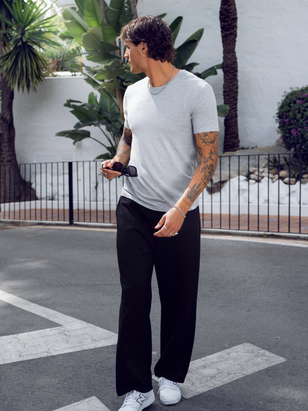 Wide Ease Pants