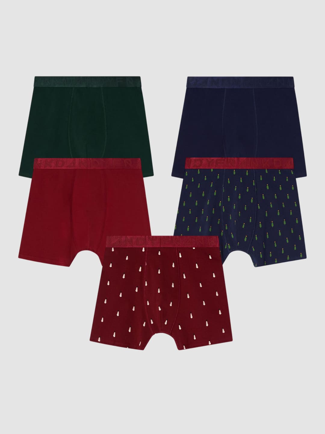 5-Pack Christmas Boxer
