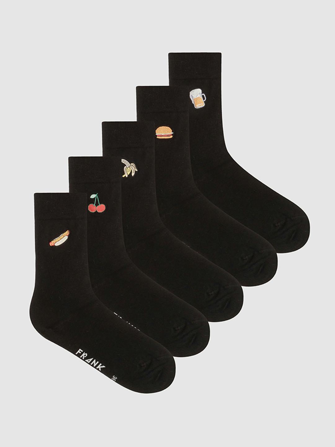 5-Pack I'm hungry Bamboo Sock
