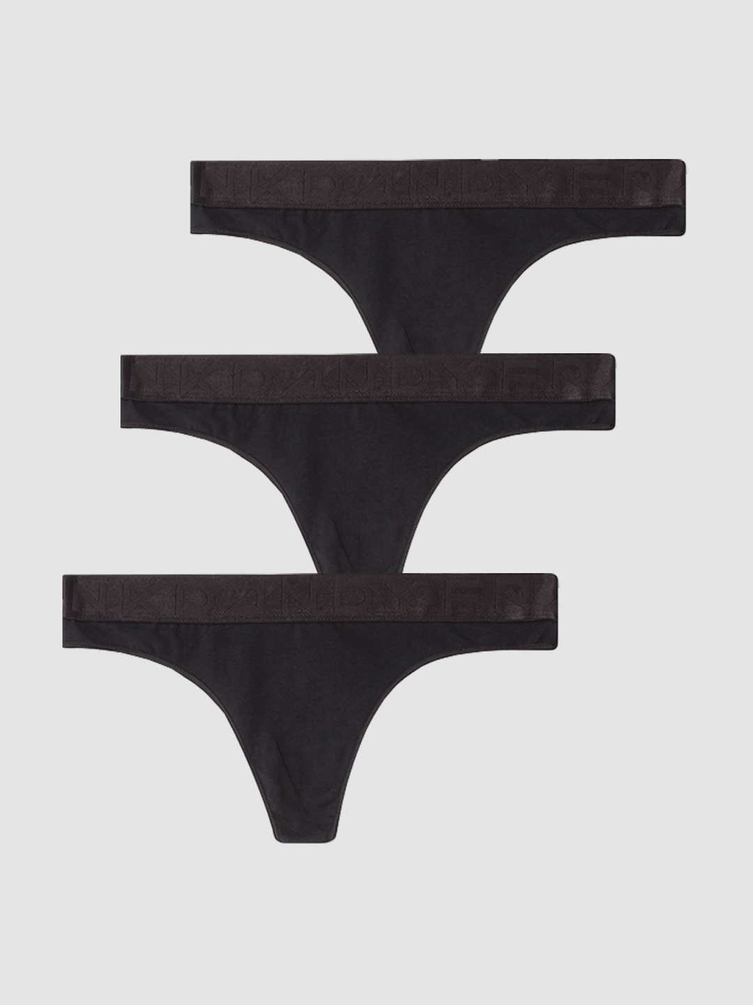 3-Pack Essential Organic Cotton Thong