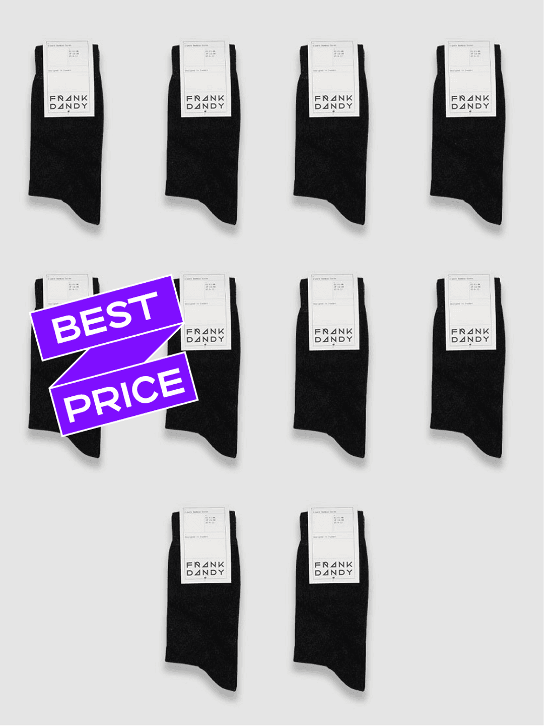 10-Pack Cotton Crew Sock